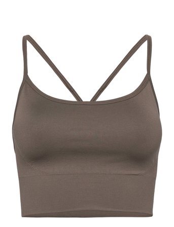 Hilde Seamless Sports Bra Brown Rethinkit Studios