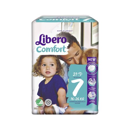 Libero Comfort 7 Pannolino Bambino 16-26kg 21 Pezzi
