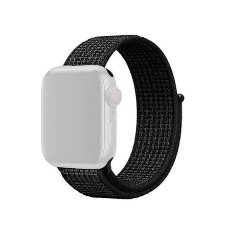 Nylon Armband Apple Watch 42/44/45/46/49 mm Svart