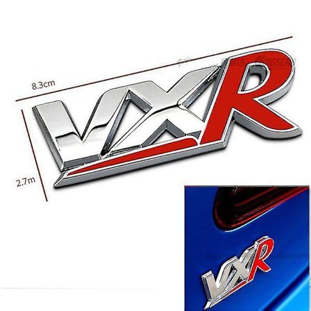 1 st Vxr krom bil auto bakre bagageutrymme emblem klistermärke för Vauxhall Maloo Astra Corsa Insignia styling bilmärke