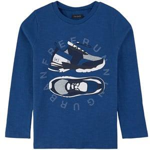 Kids - IKKS T-shirt With Print Blue 10 Years - Tops - 10 years - Blue - Junge