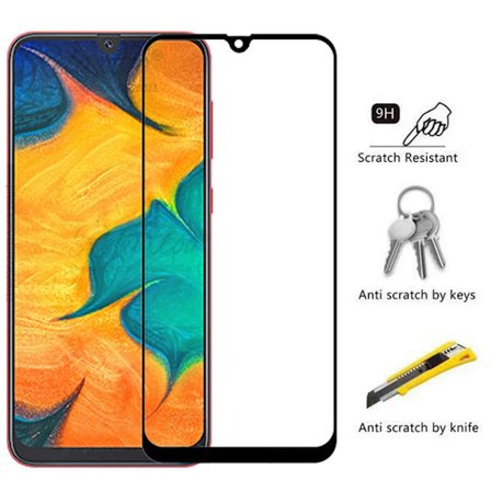 Samsung A20e | Skärmskydd | 2.5D | Ram | HD-Clear | Screen-Fit