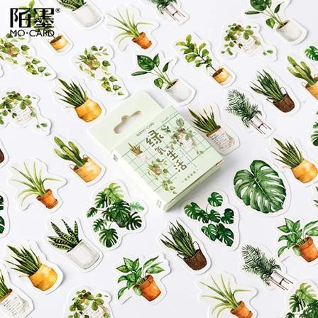45 stk. / æske søde kreative måne mini papir klistermærker dekoration diy album dagbog scrapbooking etiket klistermærke stationær skoleartikler H