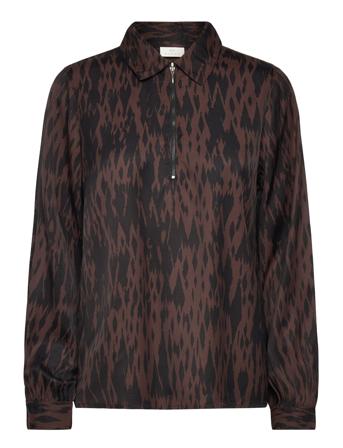 Karavia Blouse Kaffe Brown