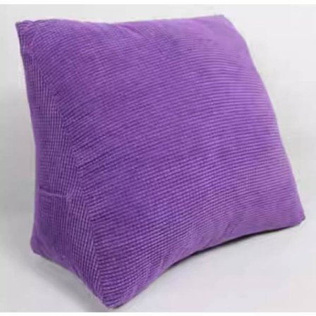 Ryglæn Pude Sengelæsning Pude Trekant Pude 20*36*40cm