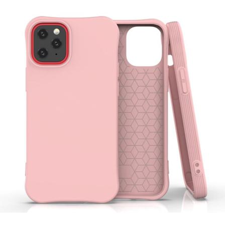 Iphone 12 Mini - Shockproof Matt Tpu Skal - Ljus Rosa Lightpink Ljus Rosa