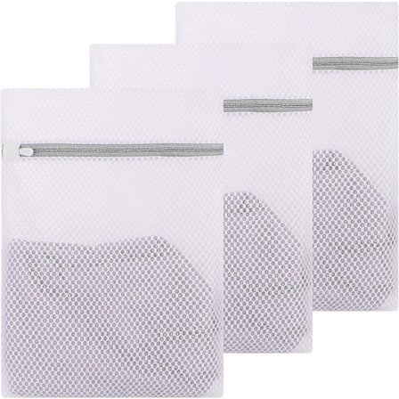 Hienopesupussit, hunajakennokuvioiset hienopesupussit alusvaatteille, uudelleenkäytettävä hienopesupussi (3 kpl)