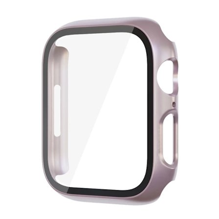 Skal för Apple Watch Armband 44mm 40mm 42mm 38mm 45mm 41mm Skärmskydd PC Stötfångare iWatch Serie 9 8 7 6 SE 5 4 skal