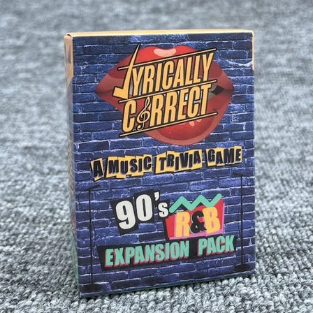 Lyrically Correct Hip Hop Musikkortspussel Vuxenkväll Multi-Generation Familjespel