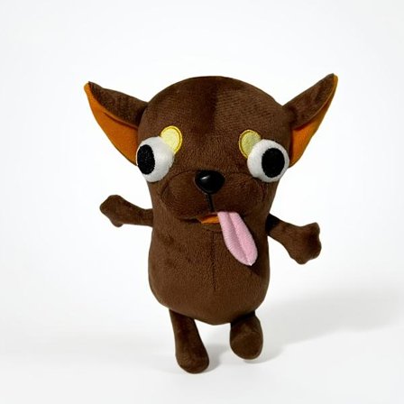 JIAJCHUF Chihuahua Udstoppede Dyr Plyslegetøj - Realistisk Mini Chihuahua med Udtryksfulde Øjne, Blød Plys Hund med Pels