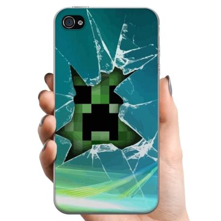 Apple iPhone 4 TPU Matkapuhelimen kuori MineCraft