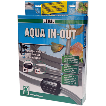 JBL - Aqua In-Out forlengelsessett Forlengelsesslange 12 / 16mm x 8m - Akvaristikk - Akvarievedlikehold - Rengjøringsverktøy - ZOO.no