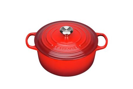 LE CREUSET Støpejernsgryte Rund 26cm/5,3L Signature Cerise