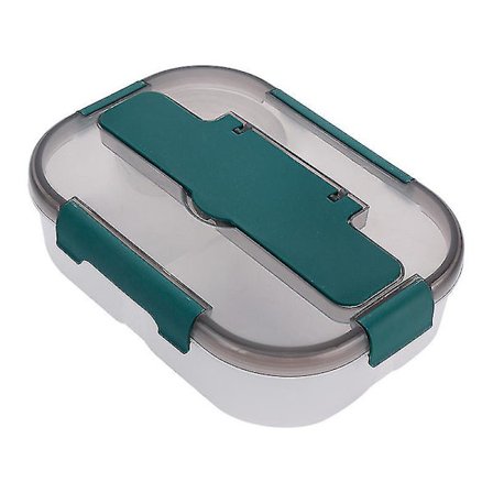 Separat Plast Lunsjboks Bærbar Lunsjboks Mikrobølgeovn Lunsjboks 1stk