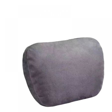 Bil nackstöd, bil nackkudde, universellt nackstöd fyllt med fibrer, nacksmärtstillande nackstöd, bilkudde, hemresa (grå)