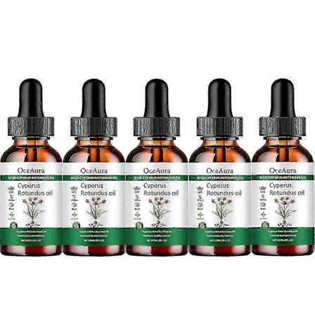 Cyperus Rotundus Olja - Naturlig Cyperusolja för Hårborttagning, Reducering av Kroppshårväxt, Återfuktande & Lugnande, Mjuk Hud, Idealisk för Alla 