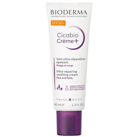 Bioderma Cicabio Creme+ Återuppbyggande och Lugnande SPF 50+/ 40
