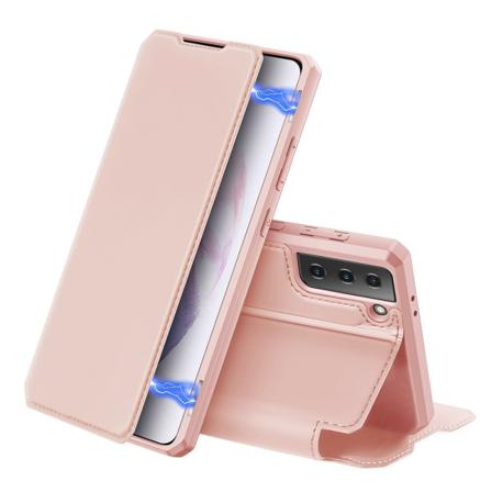Dux Ducis Skin X Fodral Läder Samsung Galaxy S21 Plus Rosa