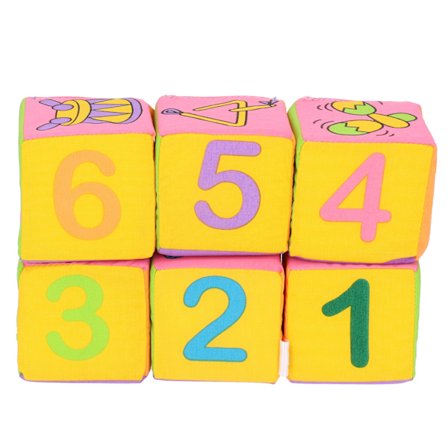 Baby Klud Byggeklodser Nummerrangle Spædbarn Småbørn Pædagogisk Legetøj