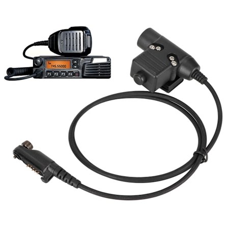 Walkie Talkie Headset Adapter Kompakt Trykk-for-å-snakke-knapp Passer for HYT Hytera PD680 X1P PD660 PD600 HYTERA AR 685