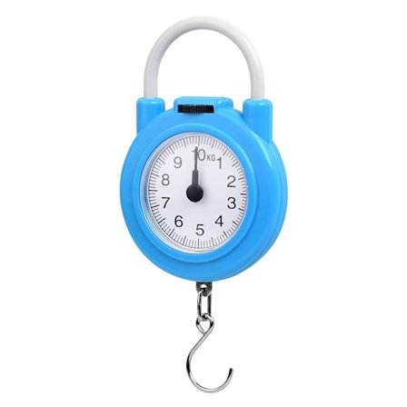 Bagagevåg, Max 10 kg belastningsvåg Liten och bärbar med bekvämt grepp för resor och arbete