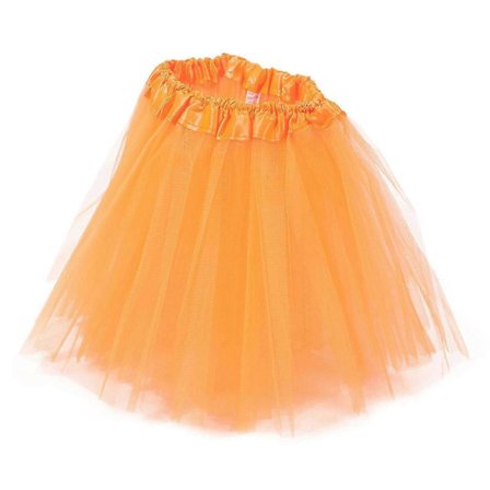 Orange Tutu Kjolar för Kvinnor 2st Kort Lager Balettdanskjolar