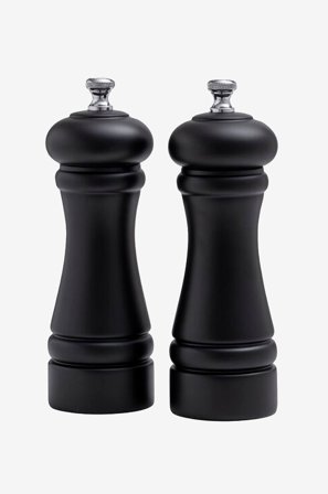 Markus Aujalay - Saltkvarn och Pepparkvarn - Svart - Kryddkvarnar & mortlar - Från Homeroom