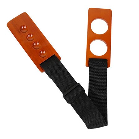 Cellostativ i massivt træ med skridsikker stop, celloformet anker, 2-huls stativ