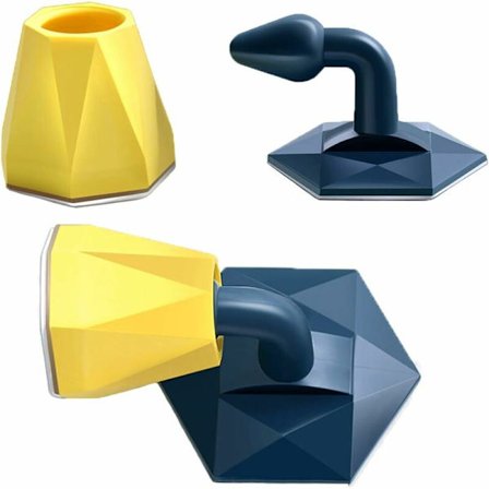 Dörrstopp, dörrstopp på marken, set med 10 dörrstoppar i kiseldioxidgel för att förhindra att dörren slår i väggen, badrum, barnrum