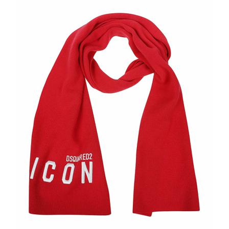 Dsquared2 Scarf , Rood , Heren , Maat: ONE Size Sjaals