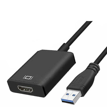 IC USB 3.0 till HDMI-adapterkabel hane till hona Video