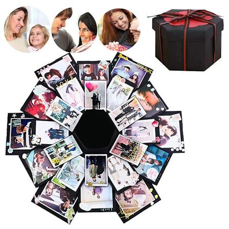 50% AVSLAG, Overraskelsesboks med eksplosjon, kjærlighetsminner, DIY fotoalbum til jubileum, bursdag, gave
