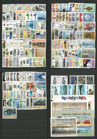 Færøerne 1975-1990 - AFA 1-204 - Postfrisk