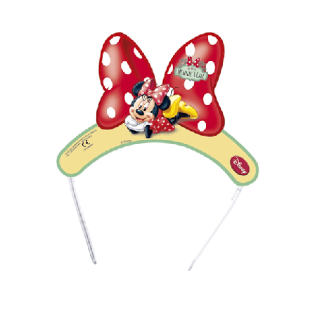 Disney Minnie ́s Cafe Tiara (6-pack) One Size Röd/Kräm