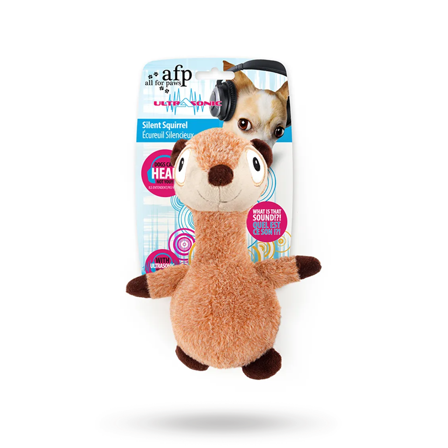 Ultrasonic Silent Squirrel 22 cm - Aktivitetsleker, Myke leketøy, Apportering, Tygg & Tøyleker på doggie.no