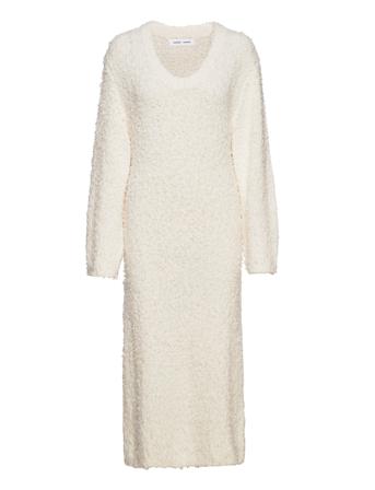 Kamila Dress 14478 Knelang Kjole Creme Samsøe Samsøe