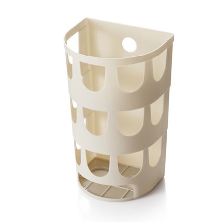 Plastikposeholder, vægmonteret poseuddeler til plastikposer