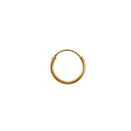 6 mm. Läkring i 925 Sterling Silver med röd guld överdrag