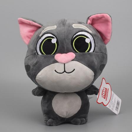 Alkuperäinen Talking Tom Cat ja ystävät Angela Ben Hank Ginger Tom TOY Pehmolelu Täytetyt lelut tytöille pojille lapsille Syntymäpäivälahja---18C Tom 
