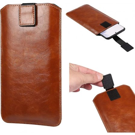 Bæltetaske til mobiltelefon, lille pung til mænd, læderbæltetaske, pung Fanny Pa