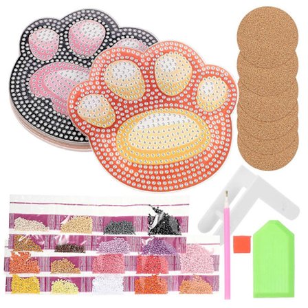 1 Sett Diamant Tegning Brikke Kit Dekorativt Brikke Kit Brikke Lagingssett DIY Brikkesett