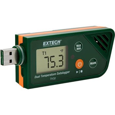 Extech TH30 Temperaturlogger, Temperatur & fukt