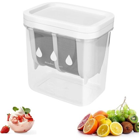 Yoghurt Sil, 1100 ML BPA-fri Ost Yoghurt Maker med Finmaskigt Nät, Återanvändbar och Läcksäker Yoghurt Maker Köksredskap