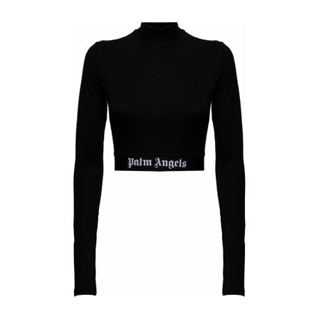 Palm Angels, Top Czarny, Kobieta, Rozmiar: S