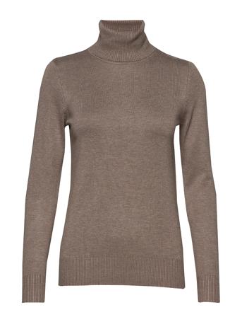 J2046, Milasz Rollneck Pullover Brown Saint Tropez