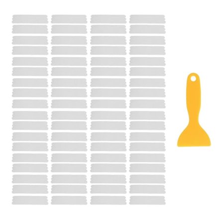 72 st Trappsteg Anti-Slip Strips Transparent Halkskyddstejp För Inomhus Utomhus (FMY)