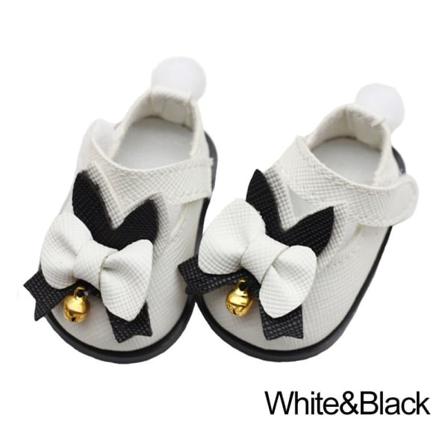 Bomullsdockor Skor Idol Doll Accessoarer Vit&svart