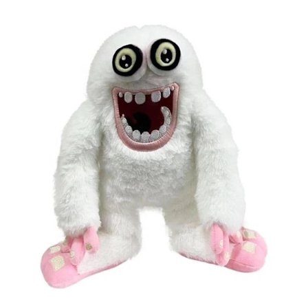 My Singing Monsters Plysjleker Tegneseriespill Wubbox Plysjleker Snømann 25 cm