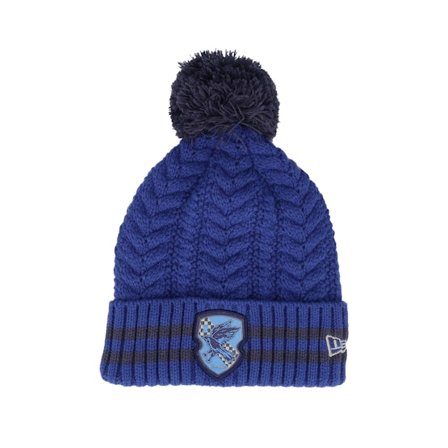 New Era - Blau Pom Mütze - Kids Harry Potter Ravenclaw Beanie Royal/Navy Pom @ Hatstore