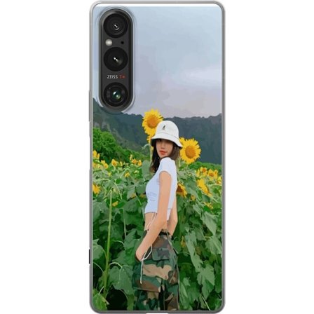 Kompatibelt Mobildeksel til Sony Xperia 1 V Lisa Blackpink Solsikker K-pop Idol